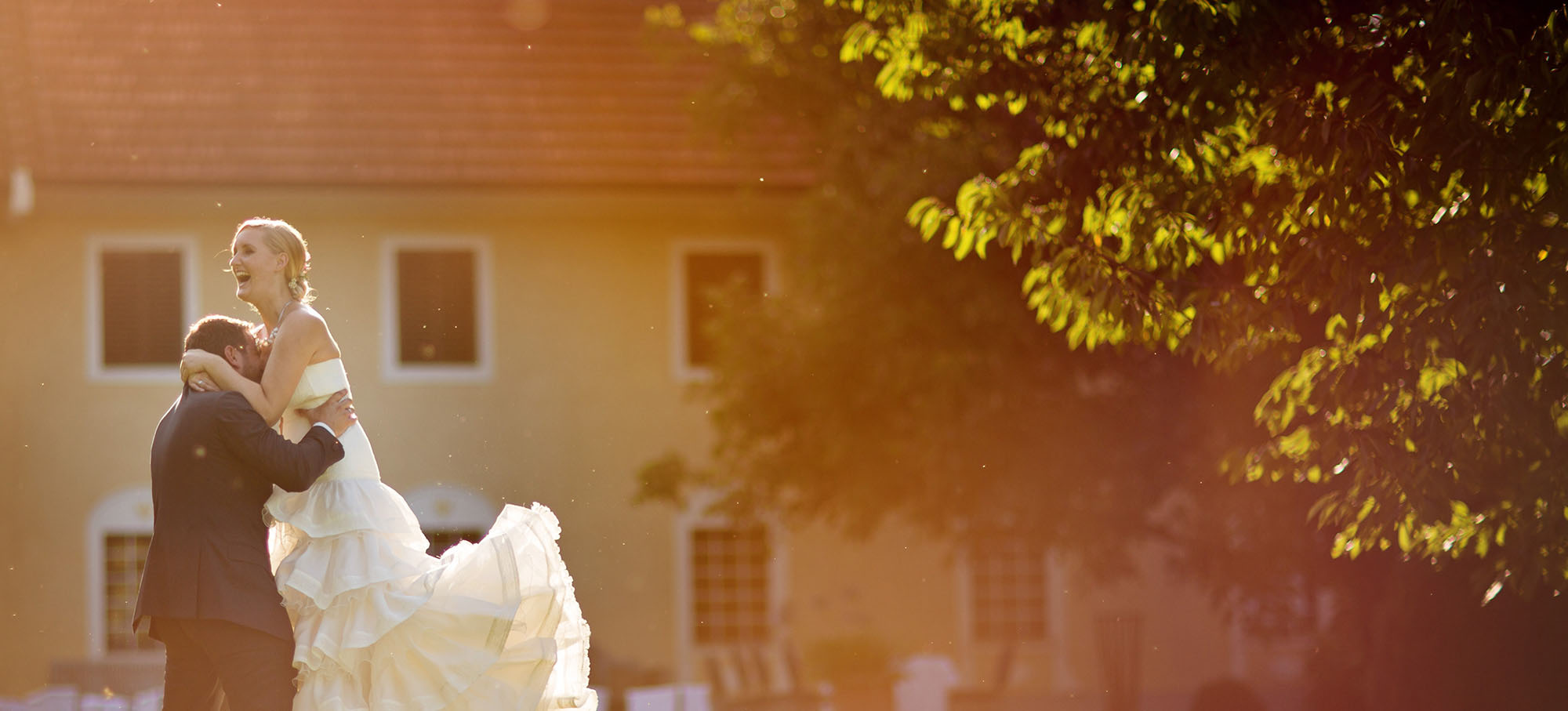 Brautpaar im Freien Ganglbauergut